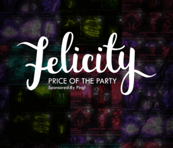 Sponsored by Ping! Felicity: Price of the Party. The background is Ping!'s Instagram posts