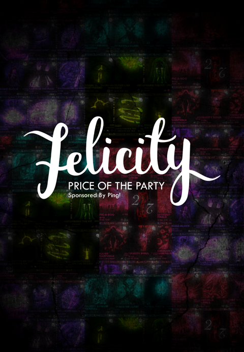 Sponsored by Ping! Felicity: Price of the Party. The background is Ping!'s Instagram posts